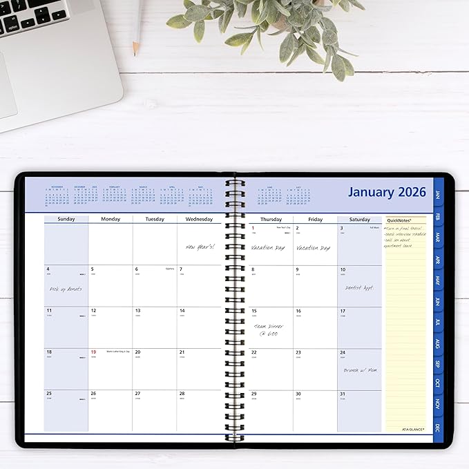 AT-A-GLANCE 2026 Appointment Book Planner, QuickNotes - Image 2