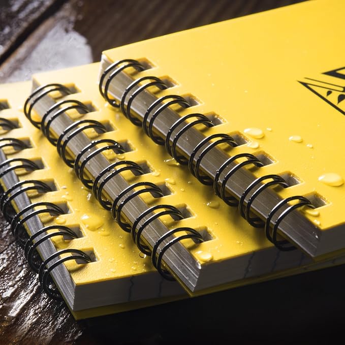 Rite in the Rain Weatherproof Top Spiral Notebook, Universal Pattern, 3 Pack | - Image 8