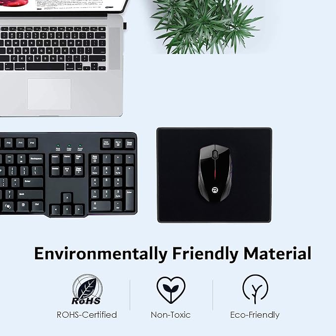 SaiTech IT 10 Pack Waterproof Mouse Pad, 8.66x7.1 inch, non-slip rubber - Image 7