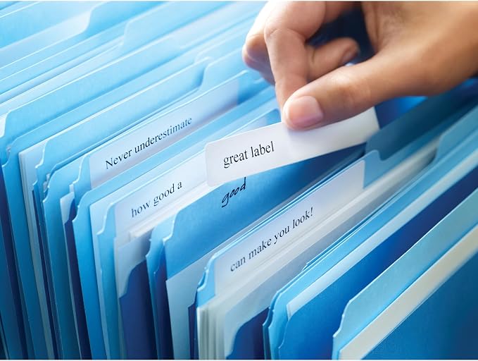 Avery TrueBlock File Folder Labels, 2/3" x 3-7/16", 500 Printable Labels - Image 9