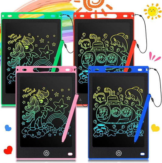 Zonon 4 Pcs LCD Writing Tablet 8.5 Inch Doodle Board Tablet Drawing Gifts LCD by Zonon