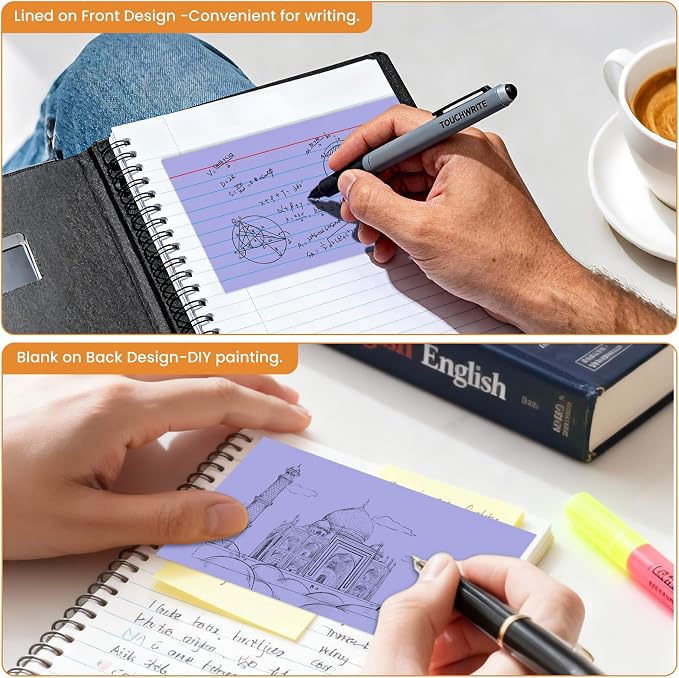 300PCS Index Cards 3 x 5 Inch, Lined Flashcards Notecards, Flash Cards - Image 3