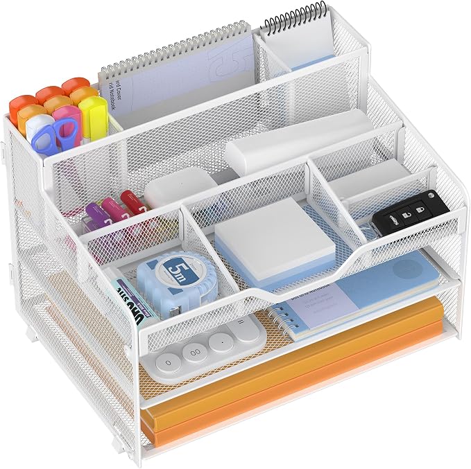 Docnest 3 Tier Mesh Desk Organizer by DocNest