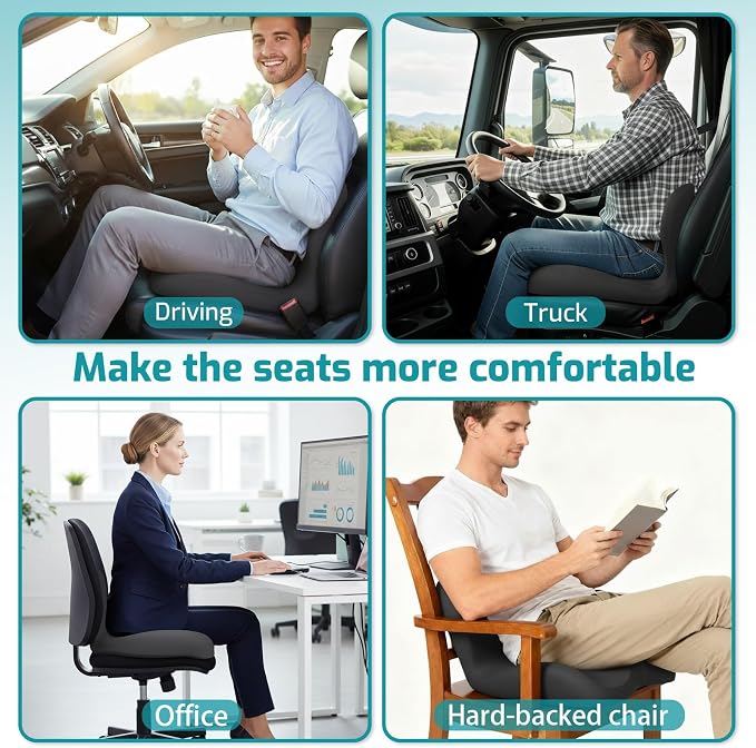 Memory Foam Seat Cushion, Office Chair Cushion - Image 7