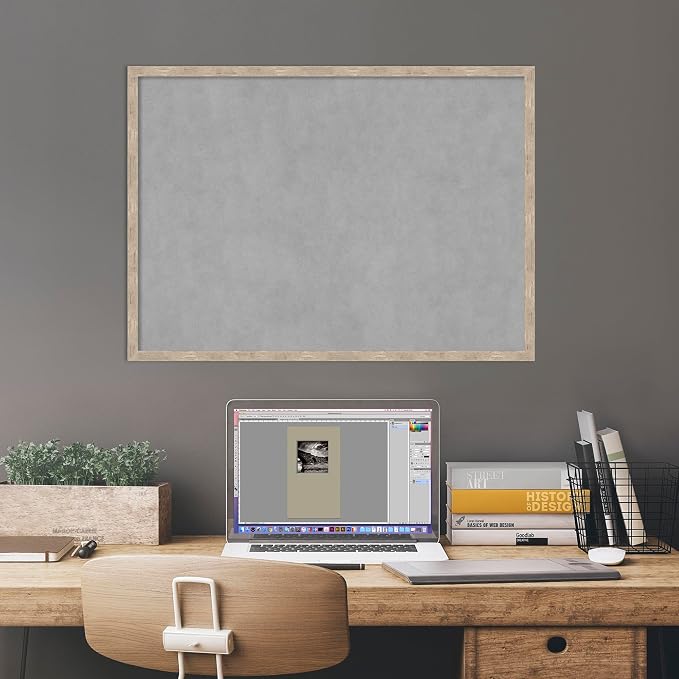 Amanti Art Silver Framed Magnetic Board 21x29 Medium Vision Board - Image 6