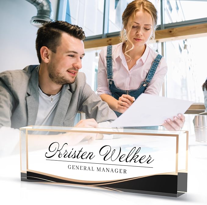 Acrylic Personalized Name Plate - Image 2