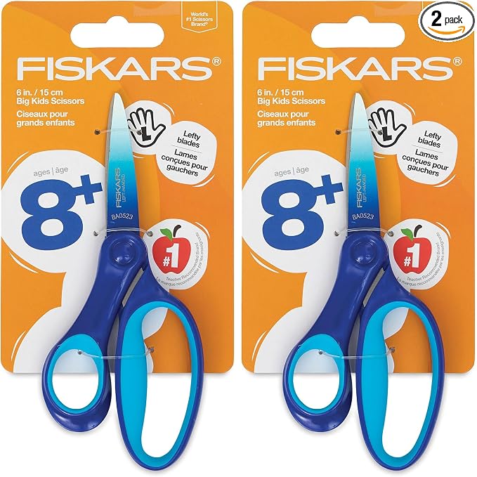 Fiskars 6" Left-Handed Big Kids Scissors by Unknown