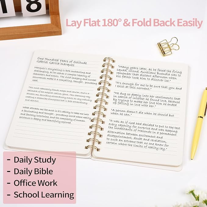 Spiral Notebook-5.75" x 8.125" College Ruled Journal - Image 8