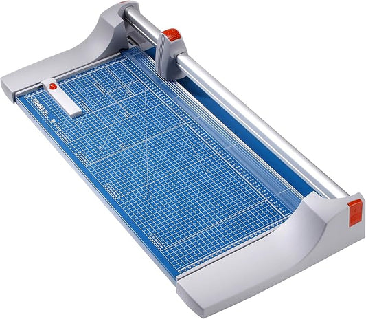 Dahle 444 Premium Rotary Trimmer, 26" Cut Length, 25 Sheet Capacity, Self-Sharpening, Automatic Clamp, German Engineered Paper Cutter-DeskLoop Office