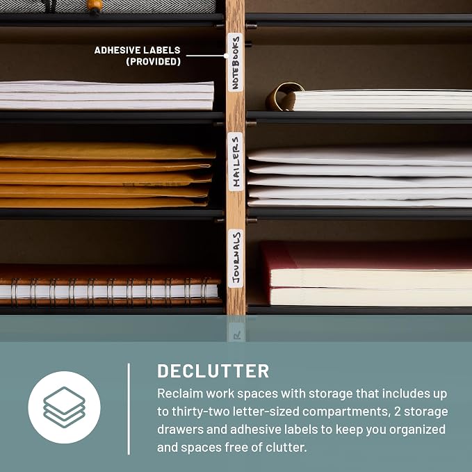 Safco, Adjustable Compartment Literature Organizers, 1 Each - Image 3