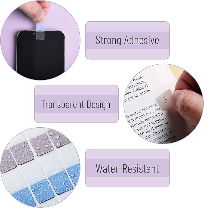 Mr. Pen- Sticky Index Tabs, 480 Pcs, Pastel Sticky Tabs for Notebooks, Page Markers, Page Tabs for Binders, Page Tabs Sticky Tabs for Books, Notebook Tabs, Book Sticky Tabs for Notebooks-DeskLoop Office