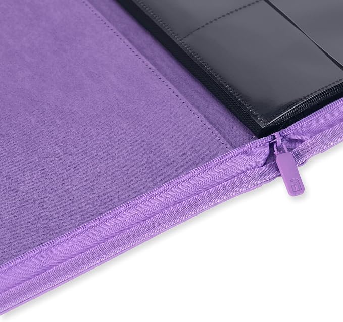 Vault X 12 Pocket Zip Binder, 480 Cards, Exo-Tec Material, 20 Side-Loading Pages - Image 5