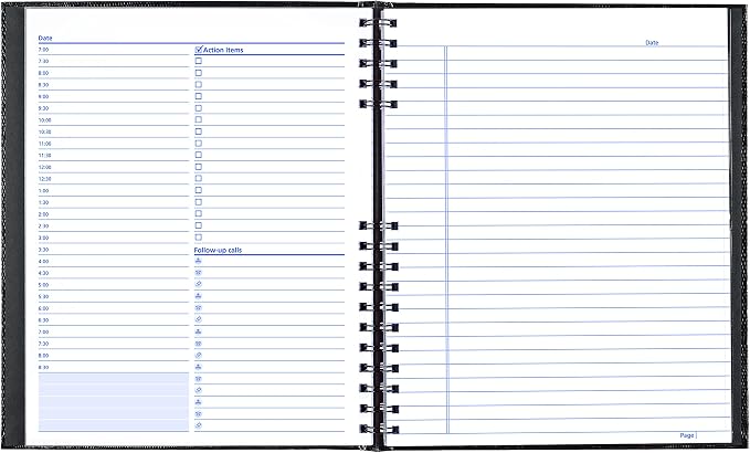 NotePro Undated Daily Planner, 200 Pages, 10 3/4 x 8-1/2 Inches - Image 3