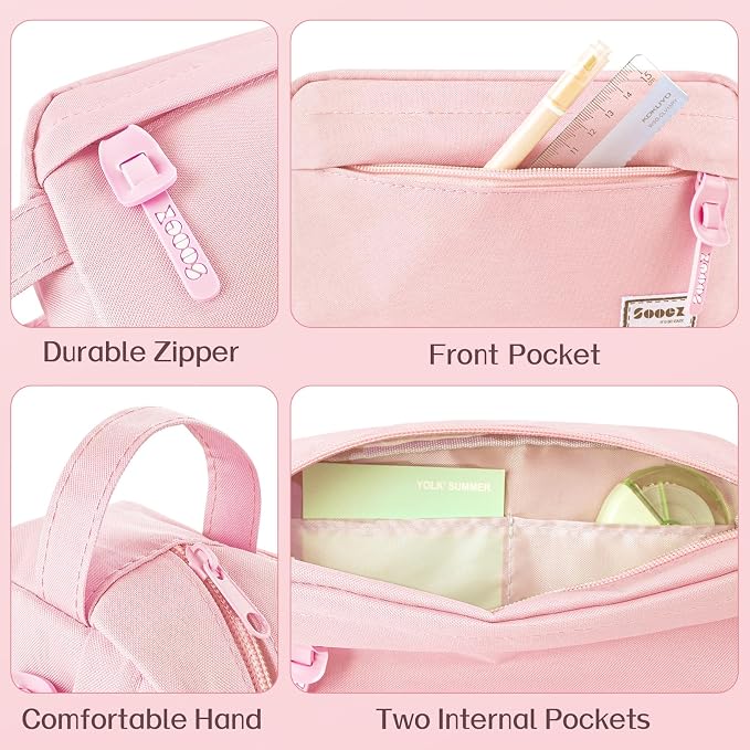 Sooez Original High Capacity Pencil Case, Big Pencil Bag Pouch Box Organizer - Image 4