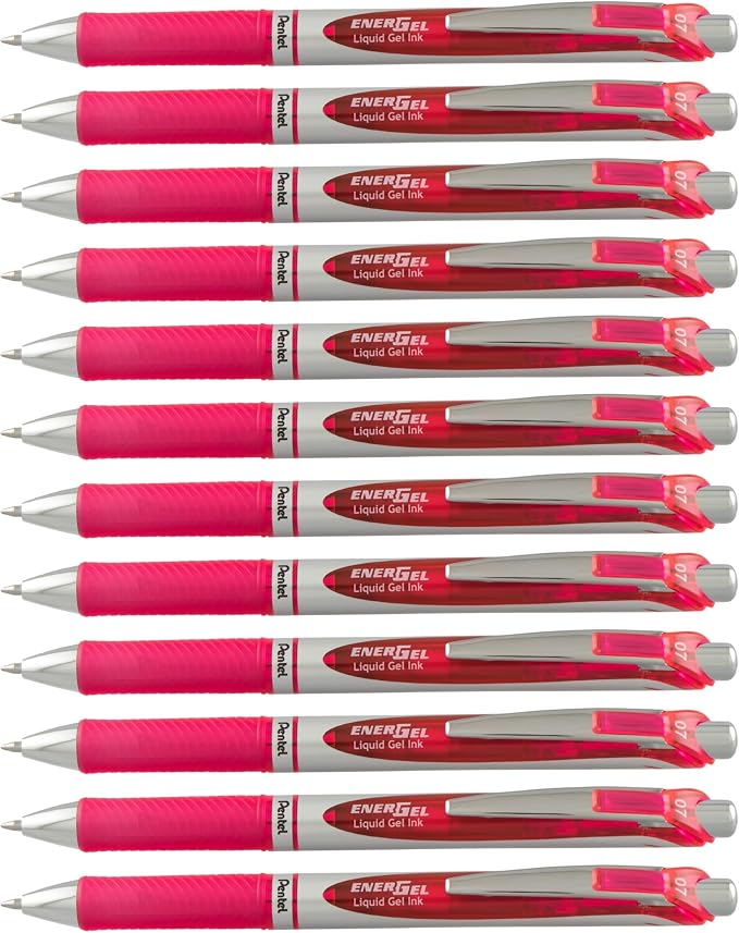 Pentel EnerGel Deluxe RTX Retractable Liquid Gel Pen, Medium Line, Metal Tip by PentelofAmerica