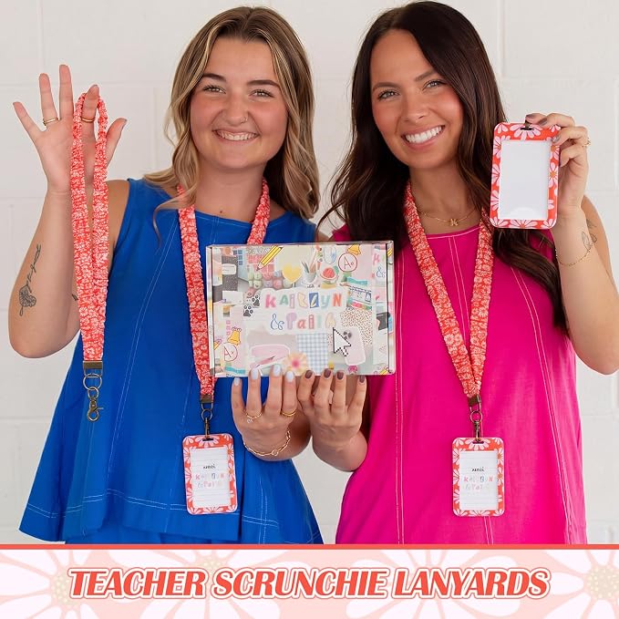 Gilprop 1 Pcs Scrunchie Teacher Lanyards - Image 7