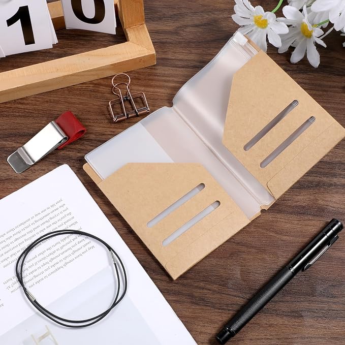 12Pcs Passport Size Notebook Accessories Kit - Image 4