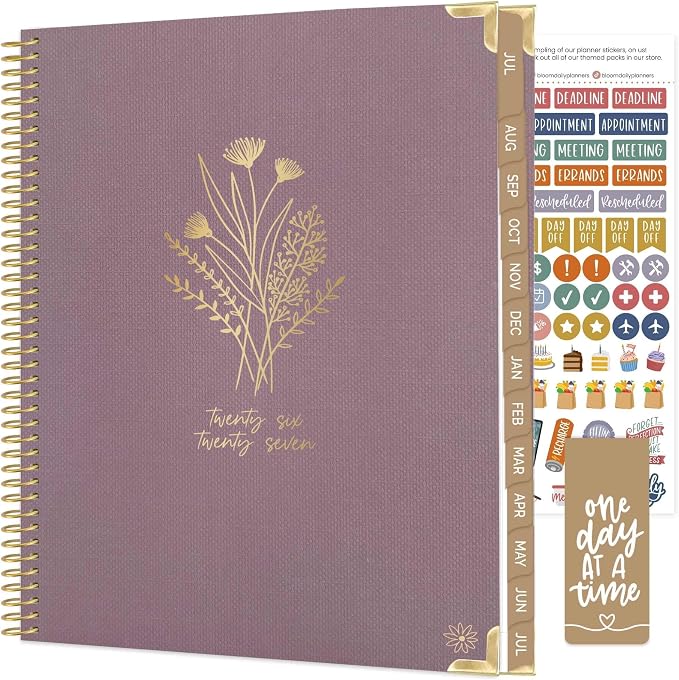 bloom daily planners HARDCOVER Planner 2026-2027 Academic Year by bloomdailyplanners