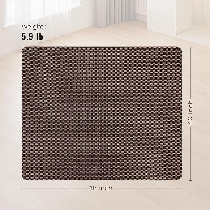 Office Chair Mat for Hard Floors, Heavy Duty Floor Protector Rolling Chairs for - Image 5
