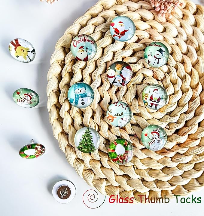 Push Pins for Cork Board-24pcs Decorative Push Pins - Image 3
