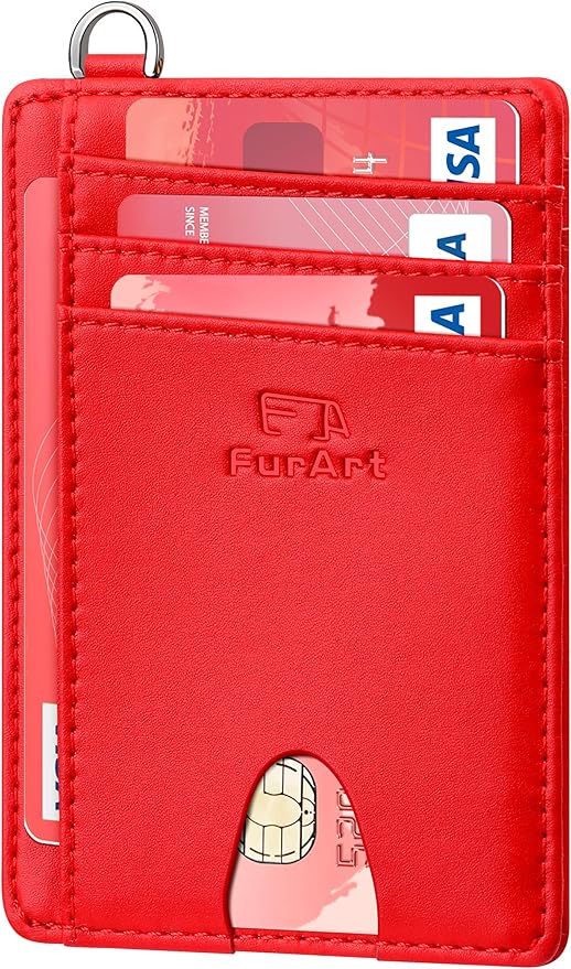 FurArt Slim Minimalist Wallet RFID Credit Card Holder by FurArt