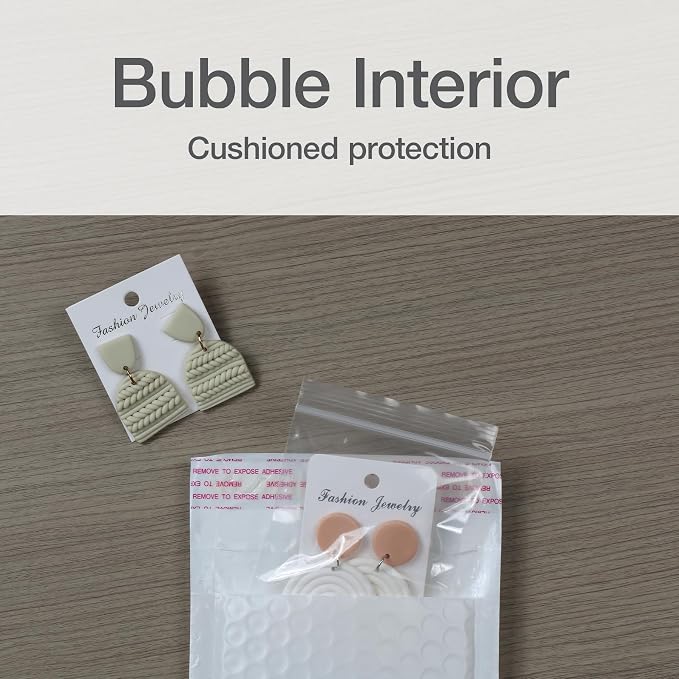 Quality Park Bubble Mailers, 4 x 8 Shipping Envelopes, Durable White Padded - Image 3