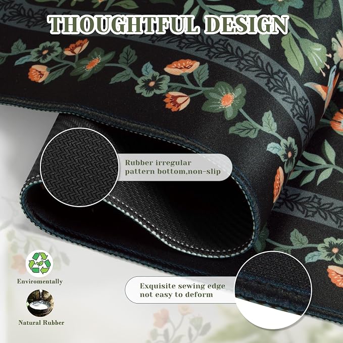 iCasso Aesthetic Flower Mouse pad - Image 4
