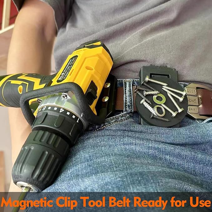 MUTUACTOR Tool Holster Belt Clip, Heavy-Duty Magnetic Tool Holder - Image 6