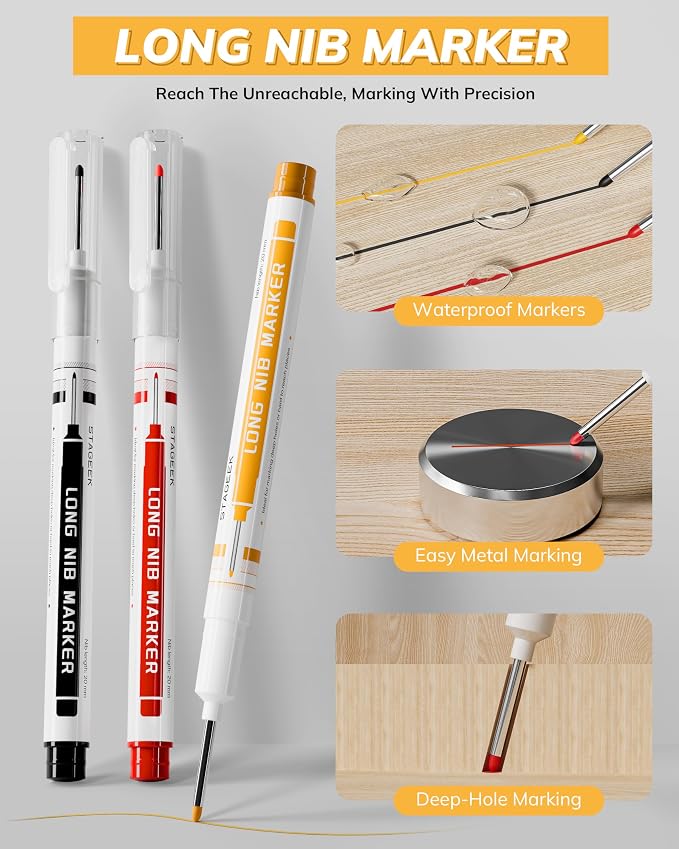 STAGEEK 3 Pack Carpenter Pencils - Image 5