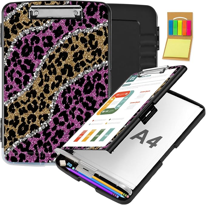 Clipboard with Storage, Office Supplies Nursing Clipboards Folder with Pen by CAPAUNVDA
