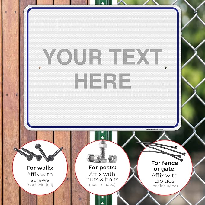 Custom Sign, Personalized Metal Signs, Customize - Image 4