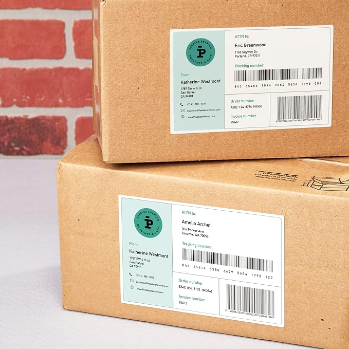 Avery Half Sheet Printable Shipping Labels, 5.5" x 8.5", 500 Blank Mailing - Image 3