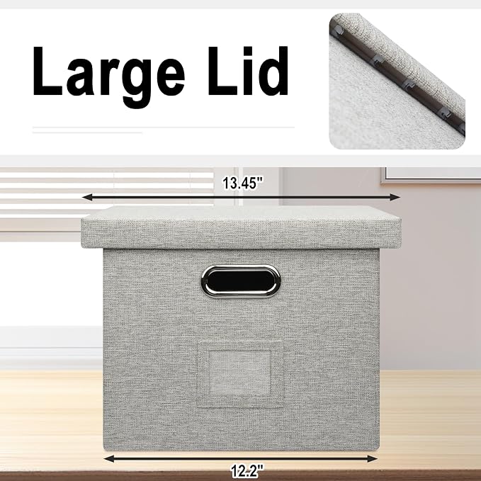 File Organizer Box, Collapsible Storage Filling Collectior - Image 4