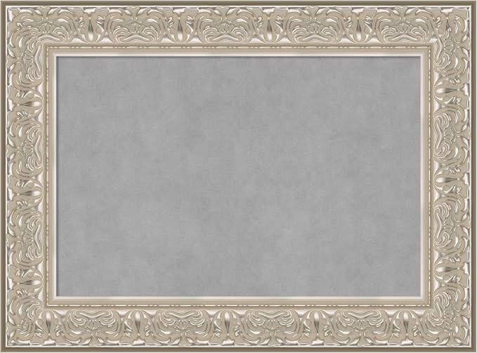 Amanti Art Silver Framed Magnetic Board 23x31 Medium Vision Board by AmantiArt