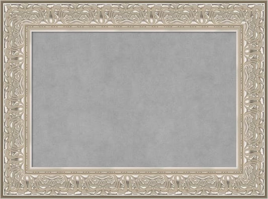 Amanti Art Silver Framed Magnetic Board 23x31 Medium Vision Board by AmantiArt