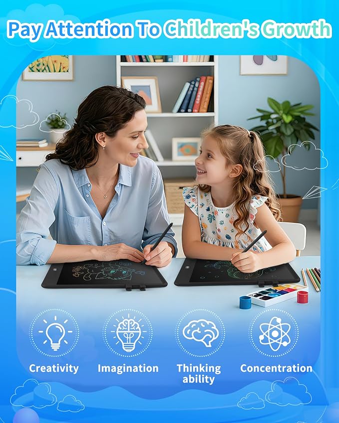 LCD Writing Tablet for Kids, 10 InchPortable Colorful Drawing Tablet, Toddler - Image 5