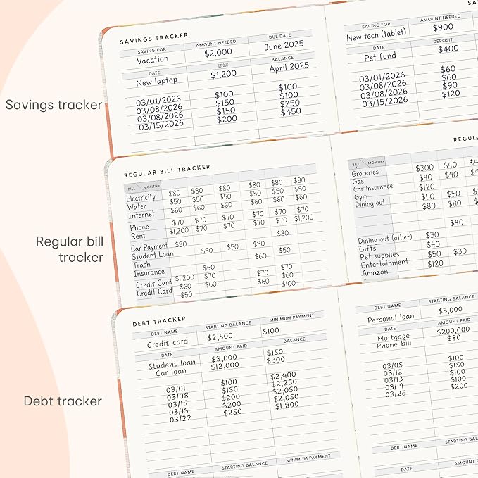 &And Per Se Budget Planner and Monthly Bill Organizer, Budget Book - Image 6
