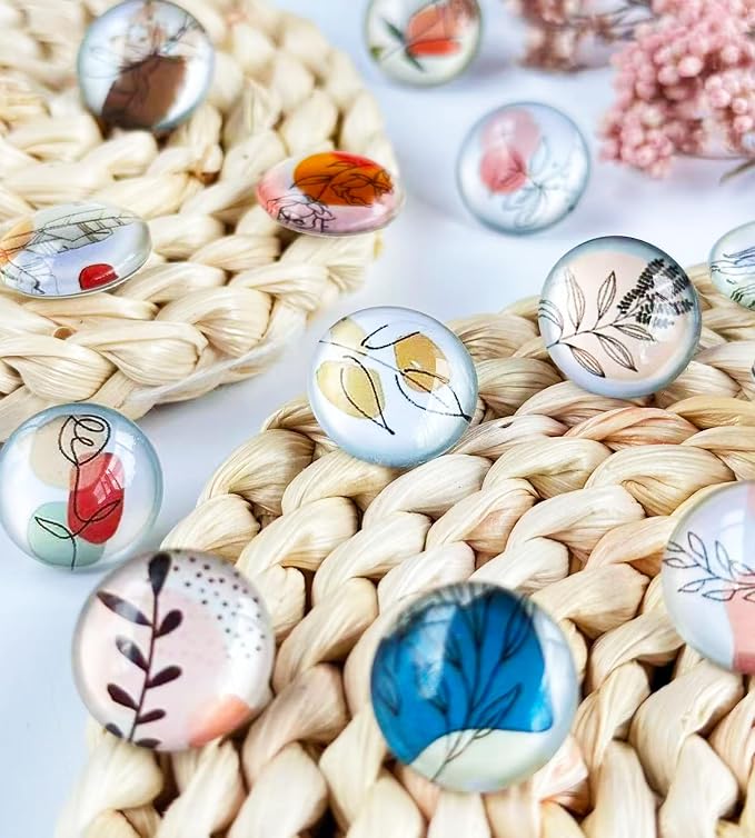24 Glass Decorative Push Pins, Cute Bulletin Board Pins, Cute Thumbtacks - Image 3