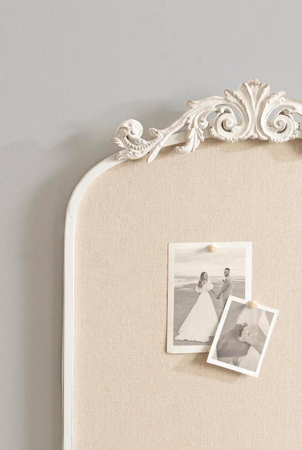 Kate and Laurel Arendahl Decorative Arch Pinboard; 19 x 31; White; Framed - Image 6
