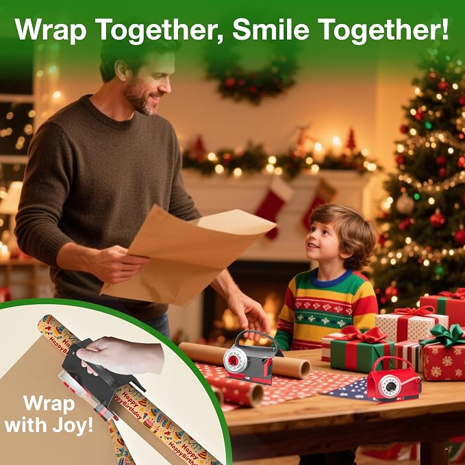 Wraprocut Wrapping Paper Cutter & Tape Dispenser Dual Use - Image 6