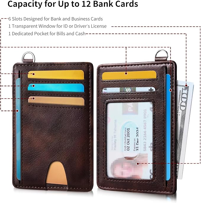 Mayski Slim Wallet, Credit Card Holder - Image 6