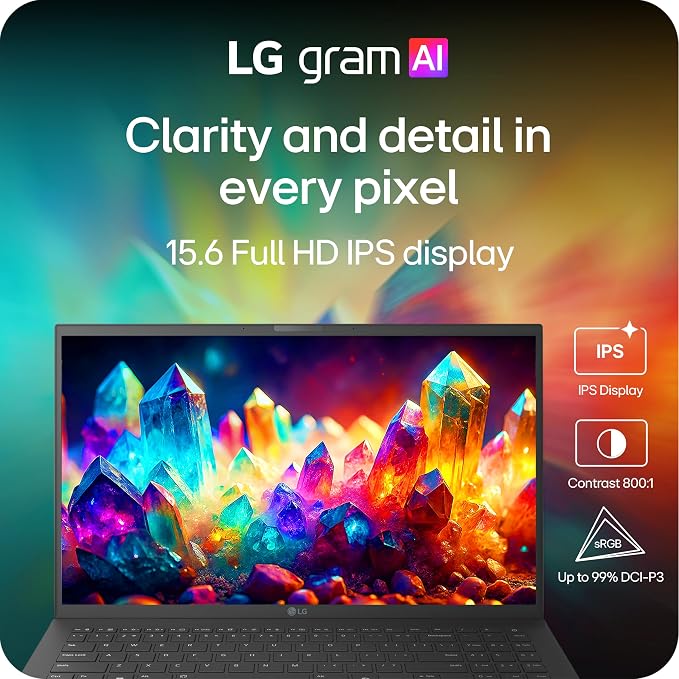 LG gram 15-inch Thin and Lightweight Dual AI Laptop Computer, Windows 11 Home - Image 6
