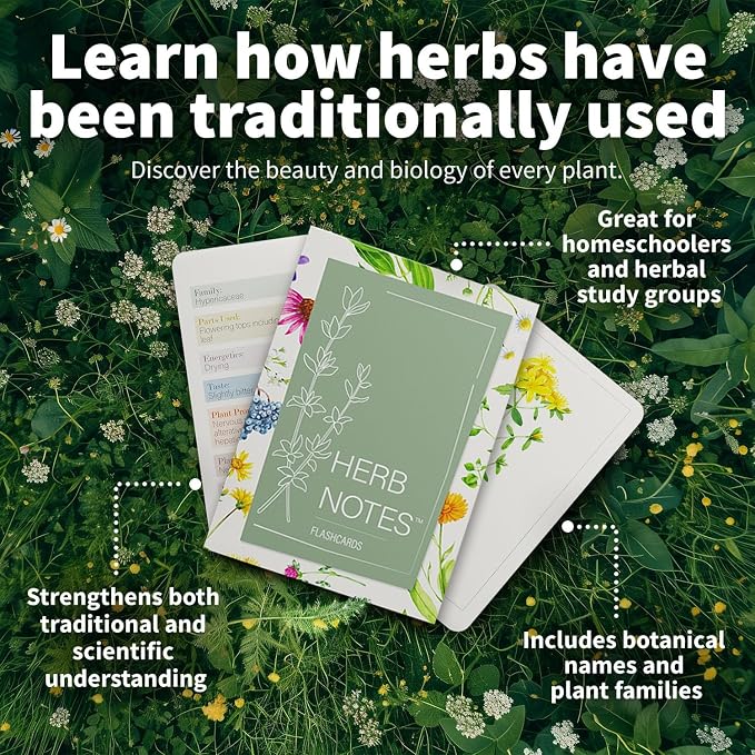 Herb Notes Flash Cards – Educational Plant Learning Cards - Image 6