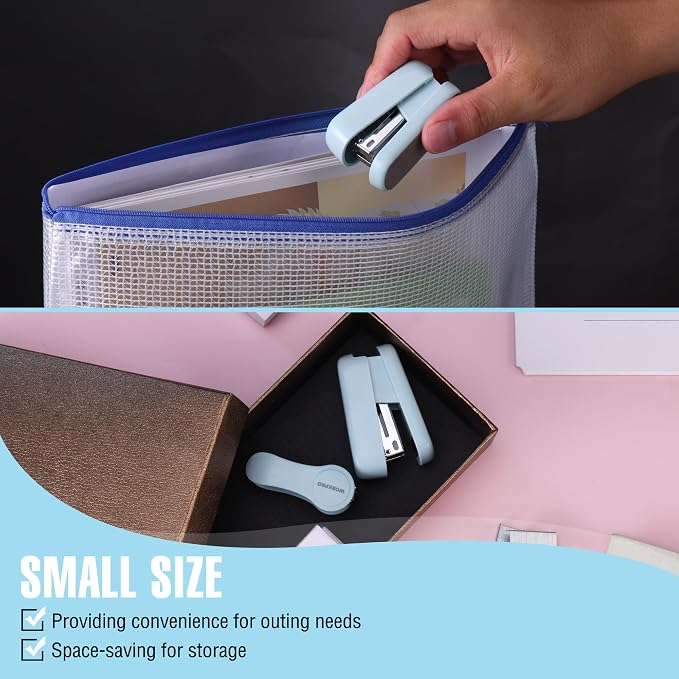 WORKPRO Mini Stapler with Staples, One Staple Remover, 2000 Standard Staples - Image 6
