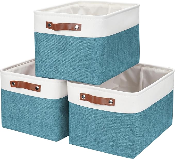 Bagnizer Storage Bins Large Fabric Storage Baskets by Bagnizer