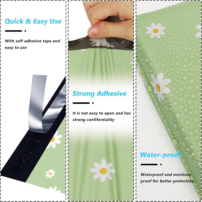 Poly Mailer 6x9 Inch 100 Pcs, Waterproof and Tear-Resistant Shipping Bags - Image 3