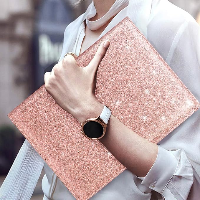 Padfolio/Resume Portfolio Folder Glitter Pink - Image 6