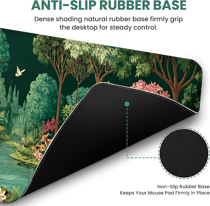 Large Mouse Pad for Desktop, Cute Desk Mat Pad Protector for Work & Gaming - Image 3