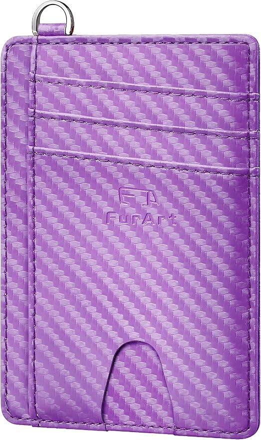 FurArt Slim Minimalist Wallet RFID Credit Card Holder by FurArt
