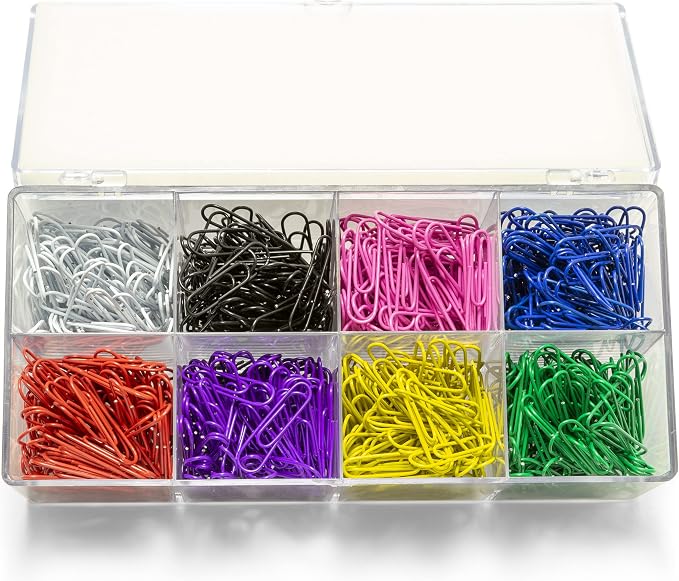 Officemate 97228 Plastic Coated Paper Clips, No. 2 Size - Image 4